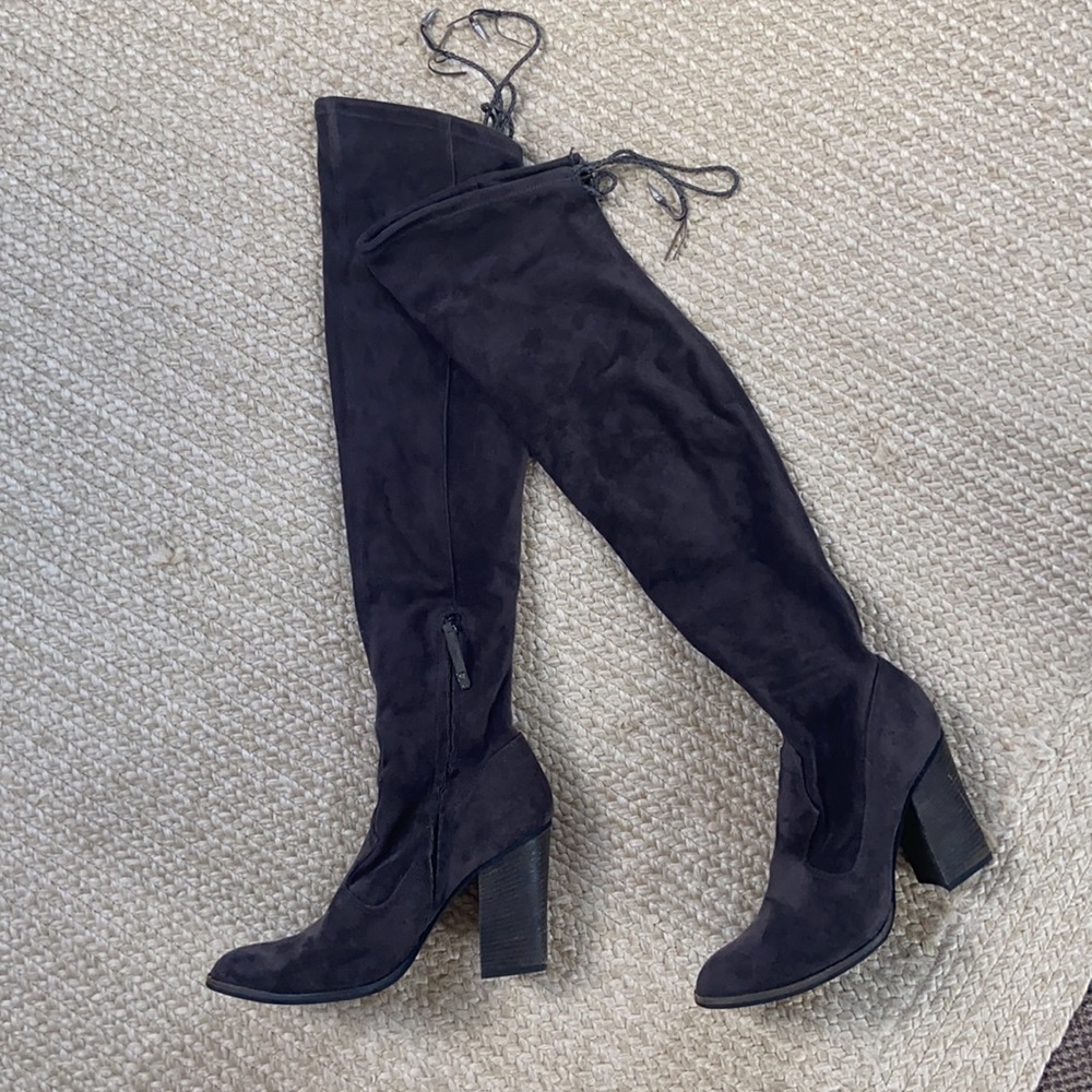 Dolce Vita Over the Knee Grey Boots 10